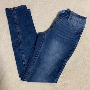 Justice light wash jean jeggings